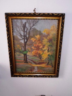 Richard Mayol (1896-1972) &amp;quot;Carare&amp;quot;, ulei/carton, tablou autentic, reprodus in catalog, evaluat foto