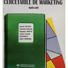 Iacob Catoiu - Metode si tehnici utilizate in cercetarile de marketing (Editia: 1999)