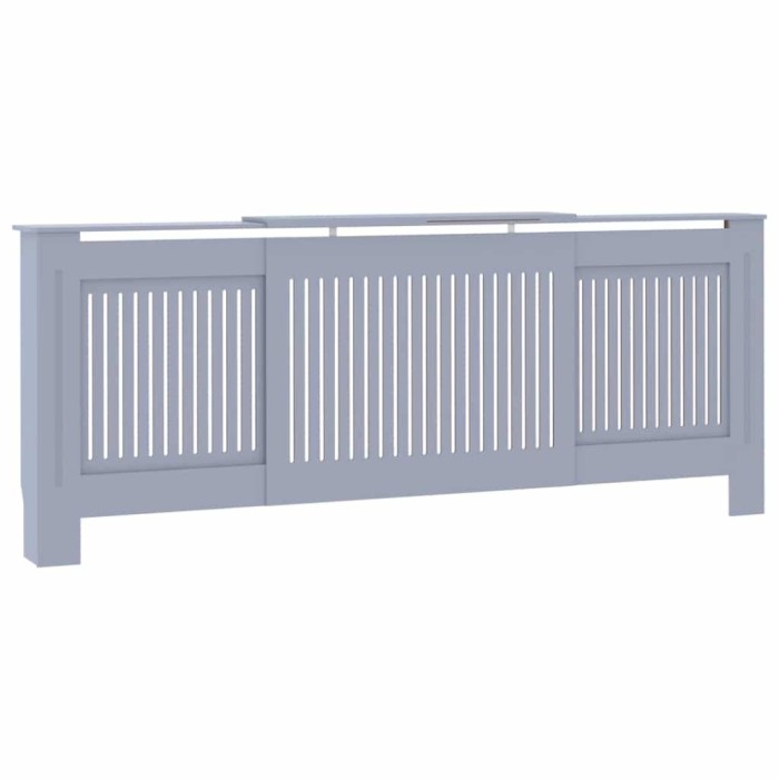 Masca pentru calorifer, gri, 205 cm, MDF