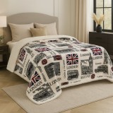 Cumpara ieftin Patura London Cu Blanita Cocolino Moale Si Calduroasa -160x220 Cm
