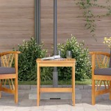 vidaXL Masă Laterală Grădină Maro 45x45x50cm Lemn Acacia Masiv
