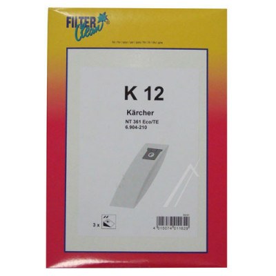 K12 SACI DE ASPIRATOR 3 BUCATI 000779-K pentru aspirator FILTERCLEAN foto