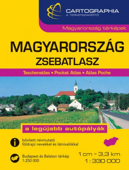 Magyarorsz&aacute;g zsebatlasz - Cartographia
