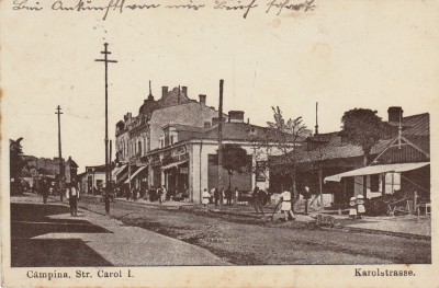 CAMPINA ,STRADA CAROL CENZURATA ,ROMANIA. foto