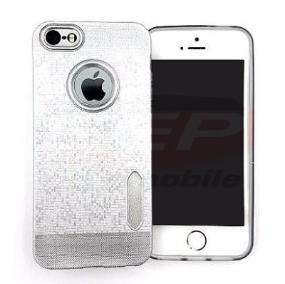 Toc TPU Water Cube Samsung Galaxy S6 Edge SILVER foto