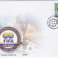 IRLANDA 2004 FOTBAL FIFA CENTENAR FDC