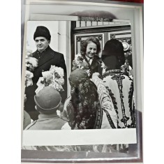 Fotografie, Nicolae si Elena Ceausescu, Plugusor decembrie 1977