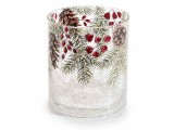 Cumpara ieftin Set 2 candele Craciun sticla 11.5x13 cm