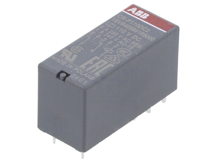 Releu electromagnetic DPDT 110V DC