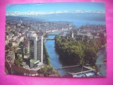 HOPCT 20193 HOTEL LIMMAT- ZURICH IN ANUL 1975 -STAMPILA / TIMBRU -ELVETIA -CIRCULATA
