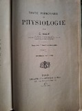 Tratat elementar de Fiziologie- Gley, franceza 1920