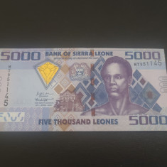 Bancnota 5000 leones 2021-Sierra Leone