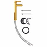 Cumpara ieftin Baterie mixer de baie, auriu, 12x30 cm