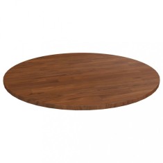 vidaXL Blat de masă rotund maro &icirc;nchis &Oslash;70x1,5 cm lemn stejar tratat