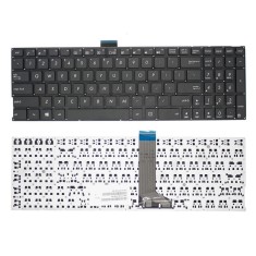 Tastatura laptop noua ASUS K555 Black US ( Without frame , WIN 8)