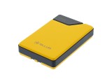 Baterie externa Tellur 10000mAh, USB-C + Lightning cabluri incorporate, QC3.0, PD, galben