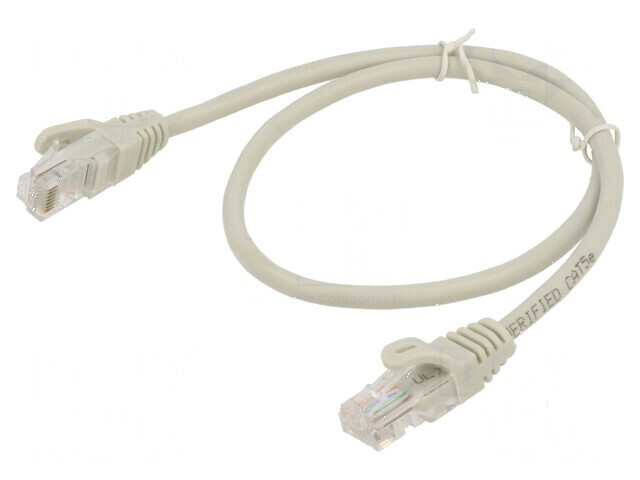 Cabluri Patch U/UTP 5e CCA gri 2m RJ45