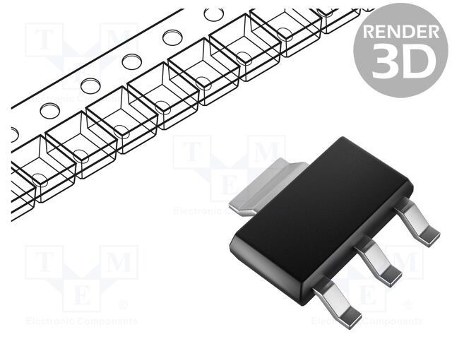 Stabilizator de tensiune LDO liniar 3,3V 0,07A MICROCHIP TECHNOLOGY
