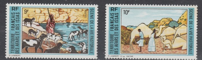 Colonii, Afars si Issa (Djibouti), viata pastorilor, dromader, 1973, MNH