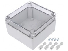 Carcasa Universala Policarbonat 125x125x75mm Transparenta foto