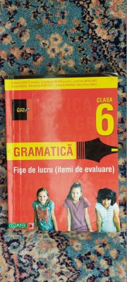 GRAMATICA CLASA A VI A FISE DE LUCRU , ITEMI DE EVALUARE CHIRITA TROFIN ARDELEAN foto