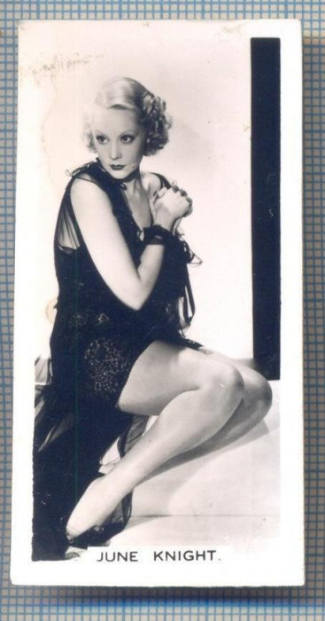 96 MINIFOTO, RECLAMA SEXY DIN PACHET DE TIGARI INTERBELIC - JUNE KNIGHT