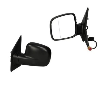 Oglinda usa exterioara VW Transporter/Multivan (T5), 04.2003-10.2009, partea Stanga, reglare electrica; carcasa neagra; incalzit; sticla asferica; ge foto