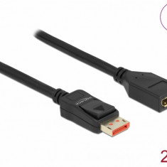 Cablu prelungitor Displayport 8K60Hz/4K240Hz HDR T-M 2m, Delock 87071