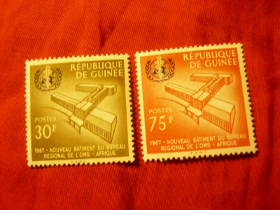 Serie Guineea 1967 - Aviatie , 2 valori foto