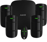KIT alarma AJAX - Centrala, 4 senzori si telecomanda