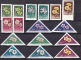 Ungaria 1958 flori MI 1534-1541 A+B MNH