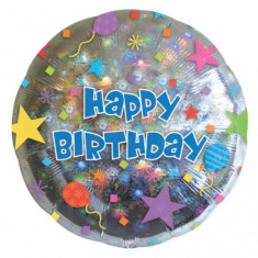 Balon folie 45 cm Happy Birthday Confetti FTB052 foto