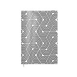 Agenda A5 Nedatata Artpress, Black &amp; White, 100 File, Coperta Buretata Lucioasa, 80 g/m&sup2;