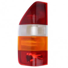 Lampa spate stop Mercedes Sprinter, 01.1995-12.2002, partea Stanga, fara suport becuri, semnalizare portocalie, tip bec P21/5W+P21W, DEPO 440-1926L-U