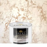 Vopsea Decorativă Perla Luxury Cafea cu Lapte 0,5L cu fulgi perlați-Toro Decor, YaYa Color