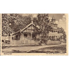 Carte postala circulata in anul 1937 Malnas-Bai