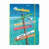 Caiet A6 Herlitz My.Book Flex Travel, 40 File, 80g, Patratele, Coperta Plastic, Elastic Galben