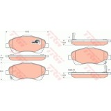 Placute frana Toyota Avensis (T25), 04.2003-11.2008, Corolla Verso (Zer, Zze12, R1), 03.2004-04.2009, Motorizare 1.8/ 2.0 D, TRW