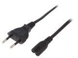 Cablu Alimentare 3m Negru IEC C7 250V 2,5A, Logilink