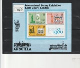 Expo filatelica Londra 1980 ,Anguilla., Posta, Nestampilat