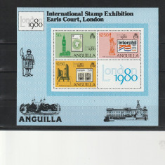 Expo filatelica Londra 1980 ,Anguilla.