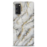 Husa TPU OEM Gilt Marble pentru Samsung Galaxy S20 FE G780, Gri