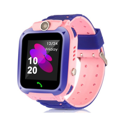 Ceas Smartwatch Copii Techstar&amp;reg; SW70-Q12 Roz, SIM, Monitorizare Locatie, Intercom, SOS, Camera, Microfon foto