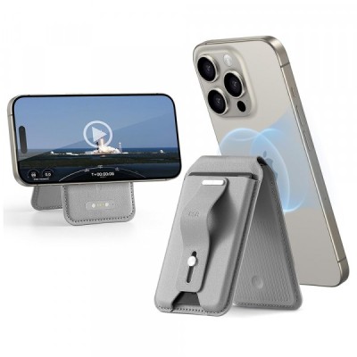 Portofel Magsafe, ESR, Findy my Wallet, Gri foto