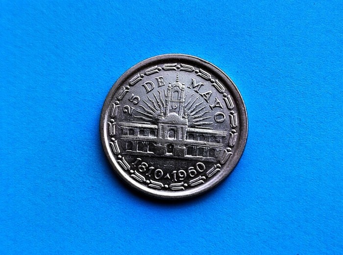 1 Peso 1960 Argentina-stare buna!