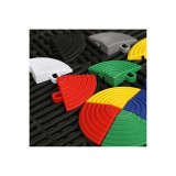 Coltar Pardoseala Garaj Modulara Albastra 6x6x1.8cm PP Rezistenta Lichide Antiderapanta Garaje Service Detailing Showroom