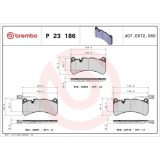 Placute frana Alfa Romeo Giulia (952) 10.15-, Stelvio (949) 12.16-, Fata, BREMBO