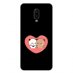 Husa compatibila cu OnePlus 6T Silicon Gel Tpu Model Bubu Dudu In Heart
