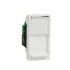 Priza RJ45 CAT6 UTP 1M Schneider Noua Unica alb NU341418