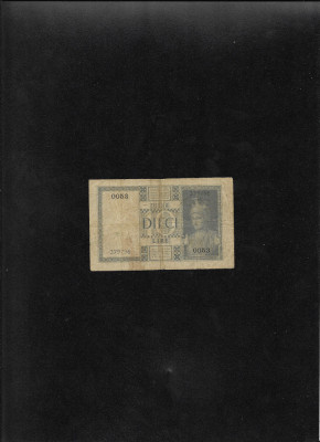 Italia 10 lire 1935(39) seria379796 foto